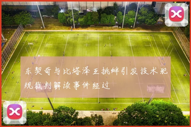 东契奇与比塔泽互挑衅引发技术犯规裁判解读事件经过